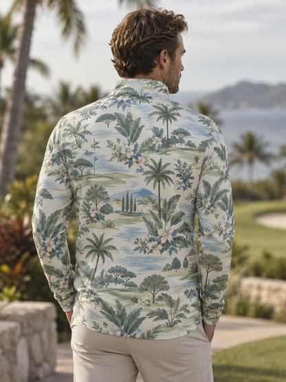Botanical Links Quarter-Zip Pullover