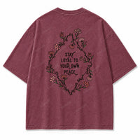 Washed Burgundy