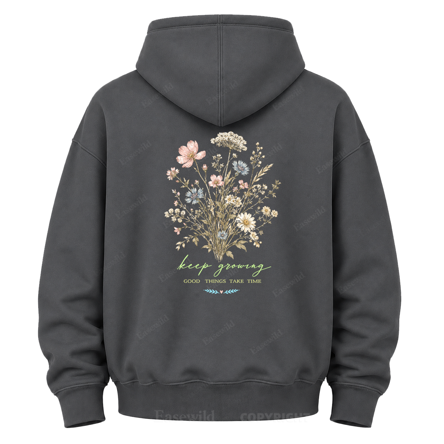 Keep Growing Wildflower Graphic Hoodie