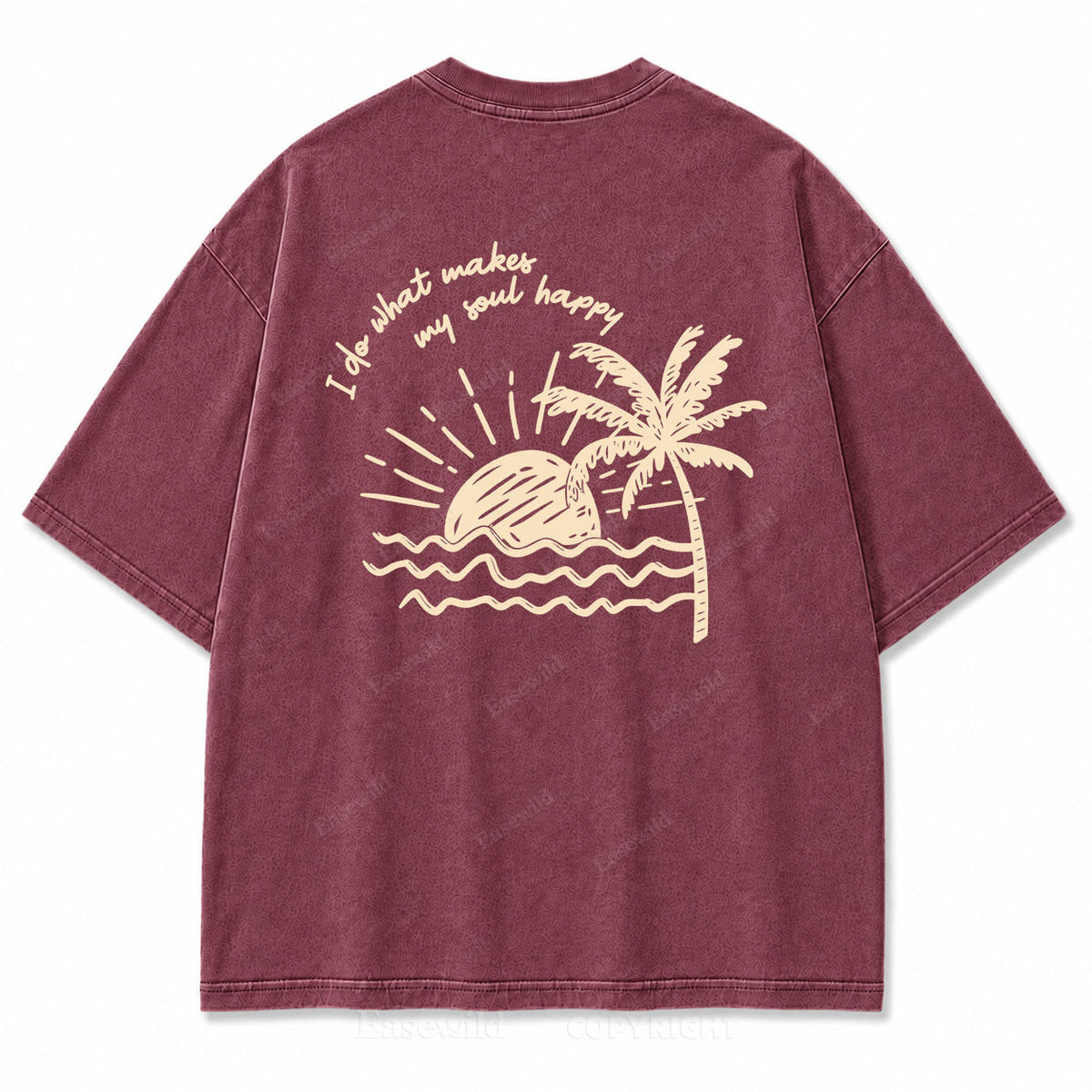Walk By Faith Not By Sight Washed Graphic Tee
