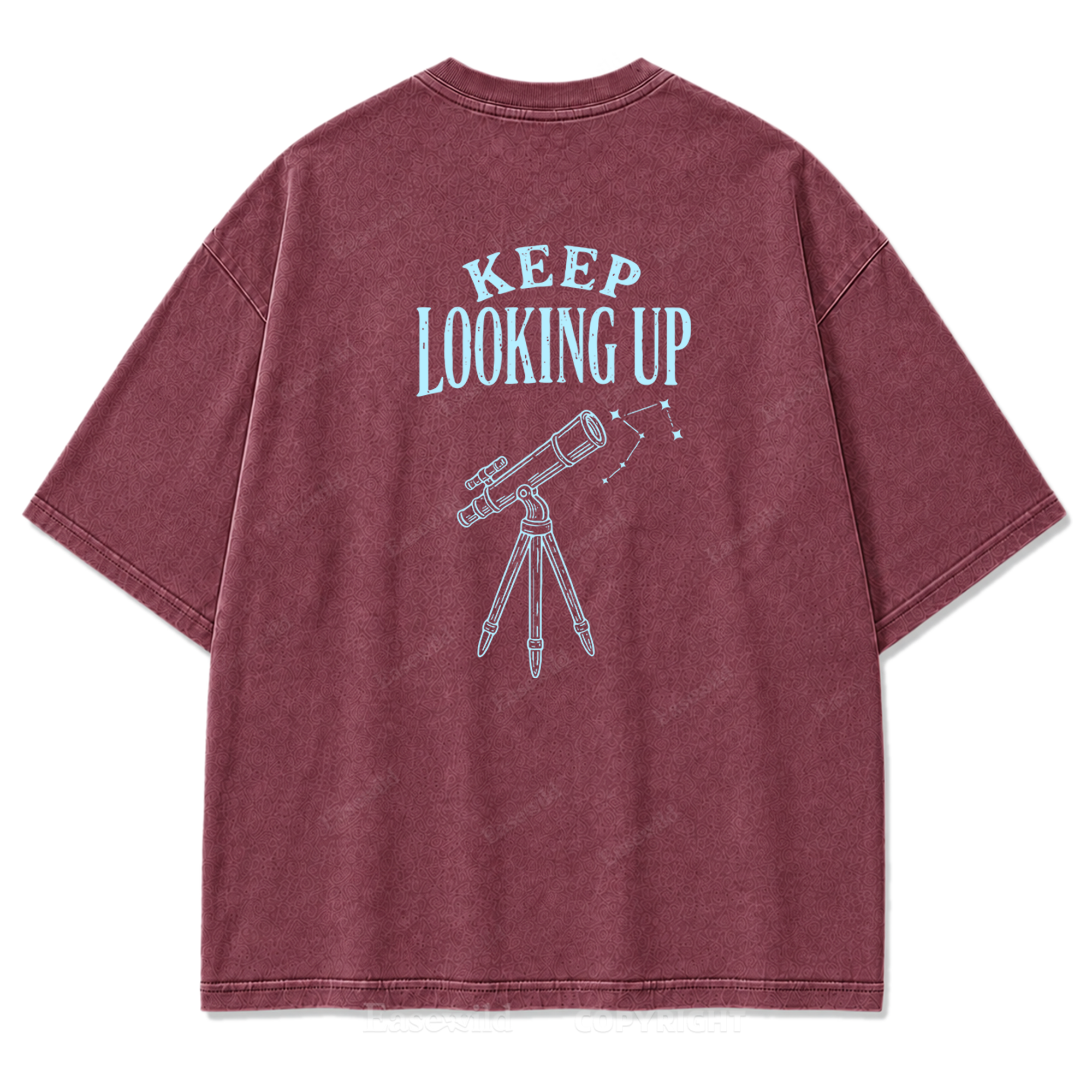 Keep Looking Up Graphic Print Tee