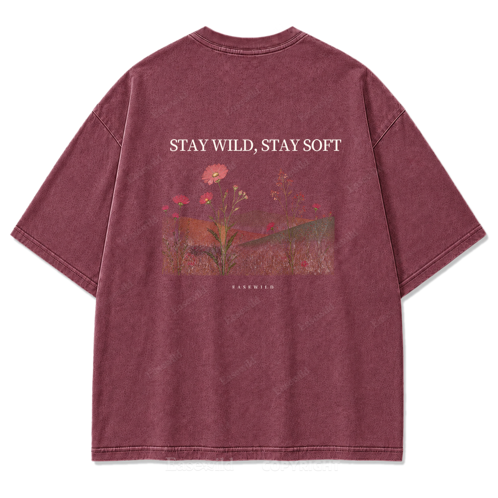 Stay Wild, Stay Soft Washed Print Tee