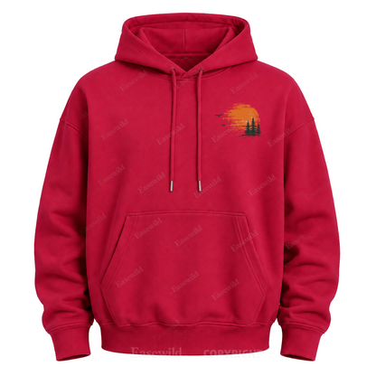 Somewhere Between Lost & Free Graphic Hoodie