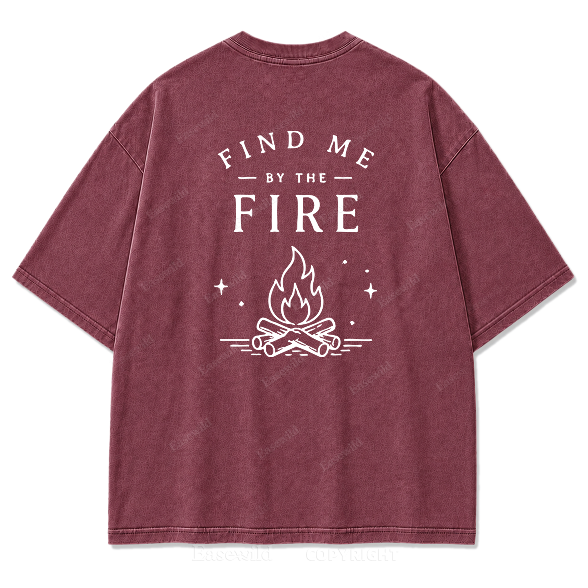 Find Me by the Fire Washed Print Tee