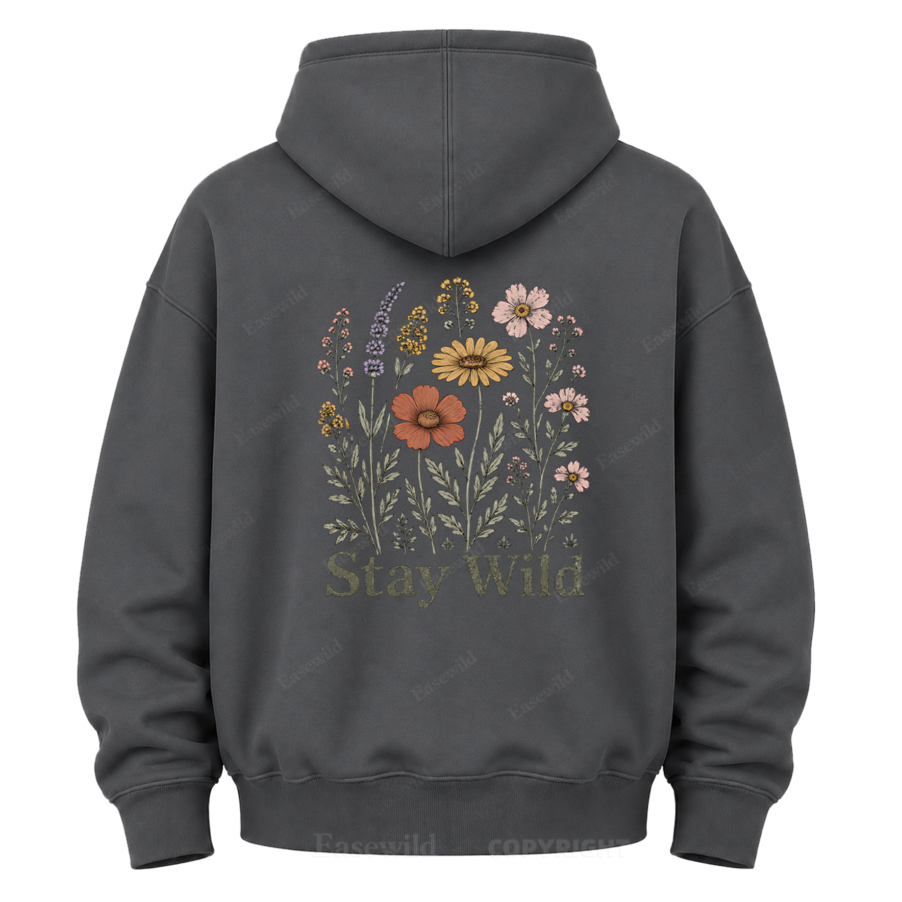 Stay Wild Wildflower Graphic Hoodie