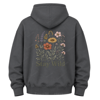 Stay Wild Wildflower Graphic Hoodie