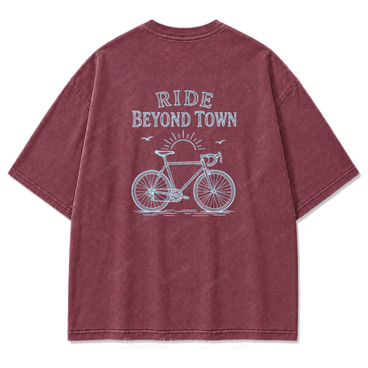 Ride Beyond Town Graphic Print Tee