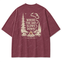Washed Burgundy