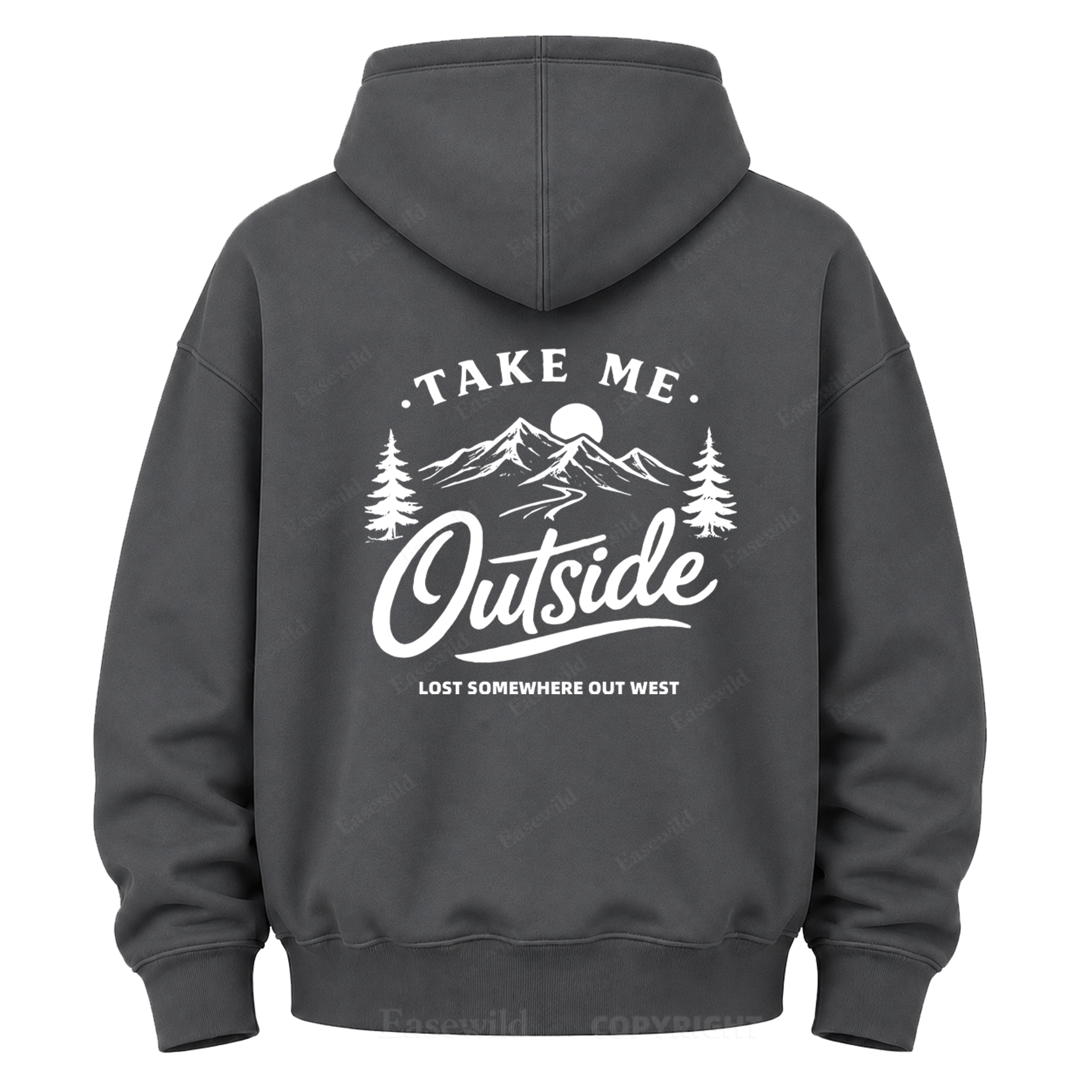 Take Me Outside Out West Grafik-Kapuzenpullover