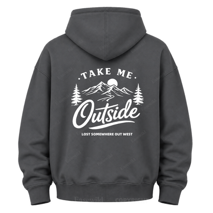Take Me Outside Out West Grafik-Kapuzenpullover