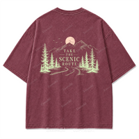 Washed Burgundy