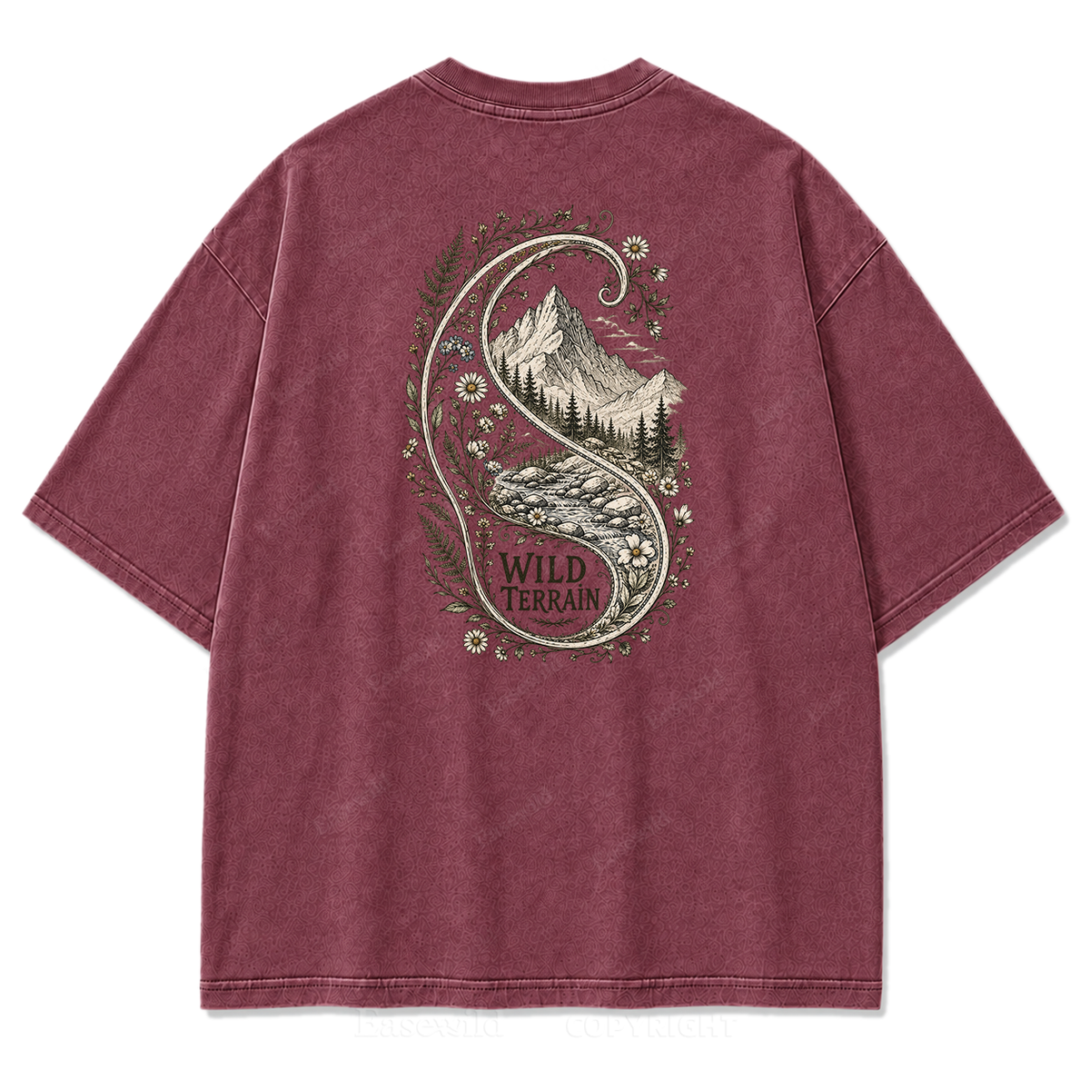 Wild Terrain Mountain Paisley Tee