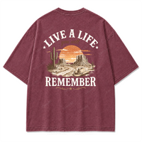 Washed Burgundy