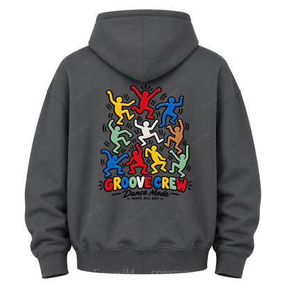 Groove Crew Dance Mode Graphic Hoodie