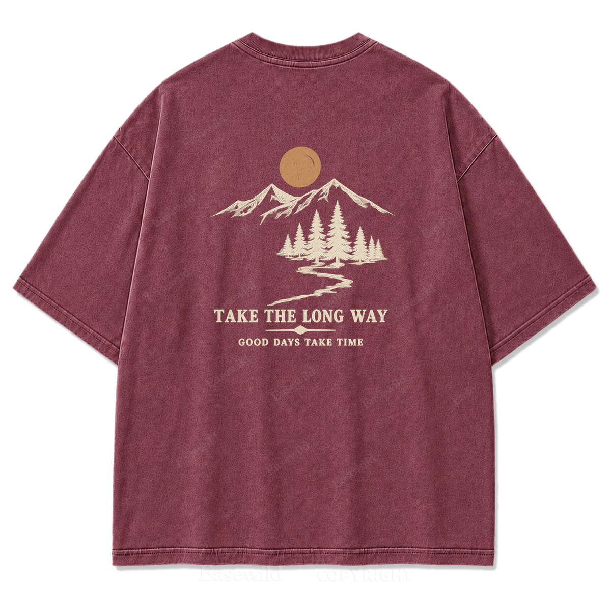 Take the Long Way Print Tee
