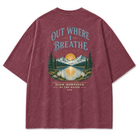 Washed Burgundy