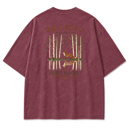 Where the Wild Grows Quiet Print Tee
