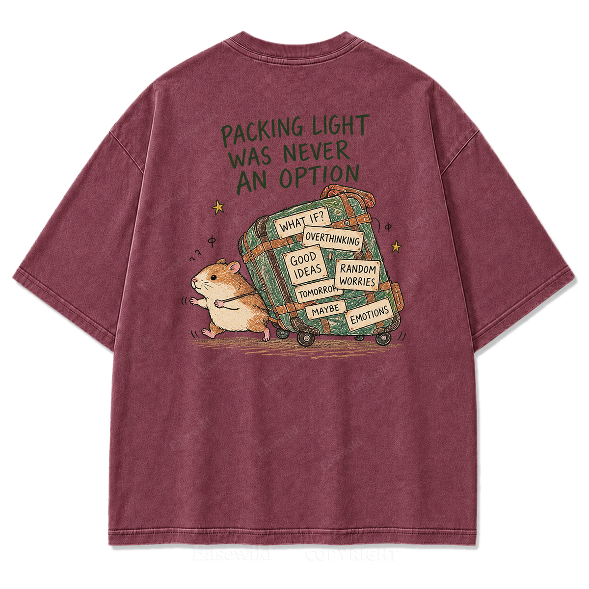 The Suitcase We All Carry Washed Graphic Tee
