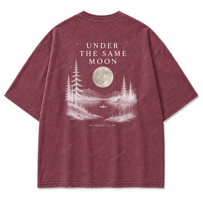 Moonlit Wilderness Washed Print Tee