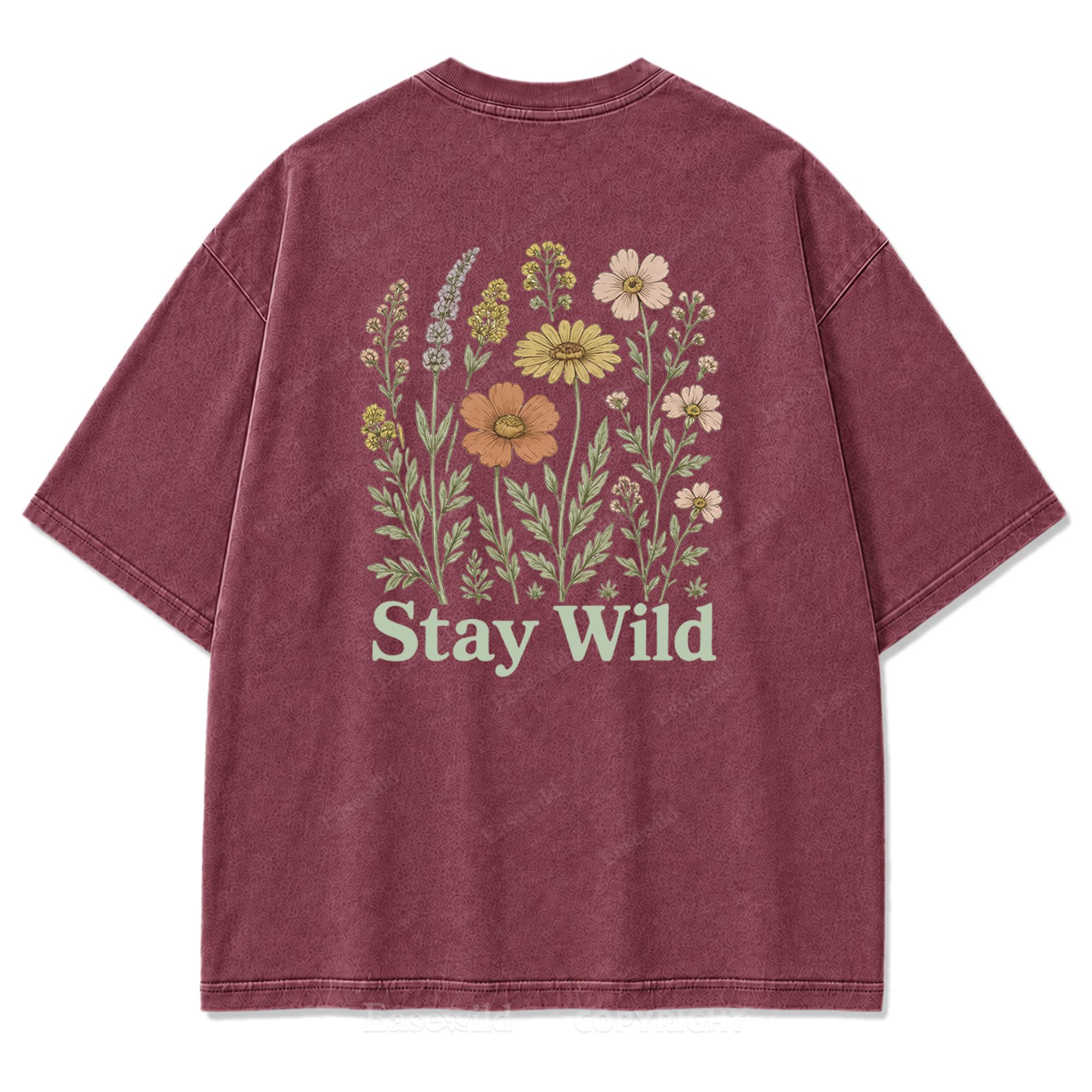 Meadow Spirit Floral Washed Print Tee