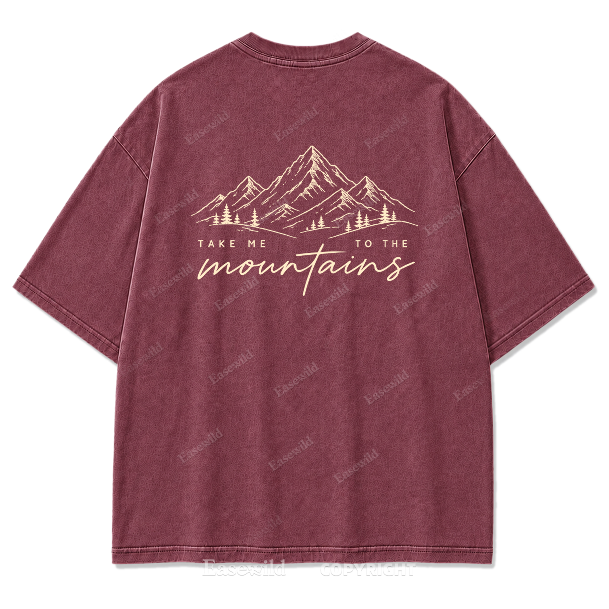 Mountain State of Mind Washed Print Tee