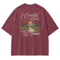 Washed Burgundy