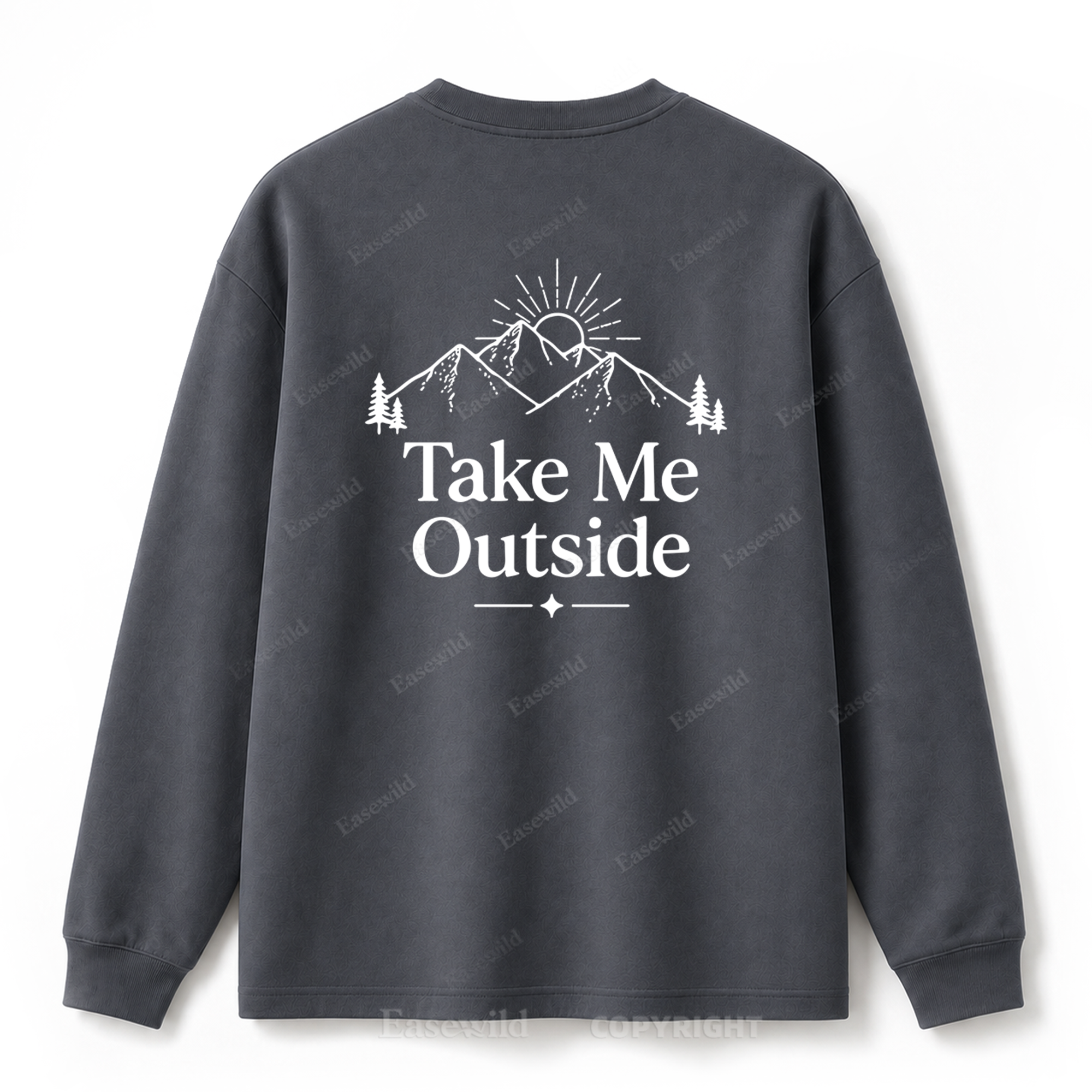 Take Me Outside Grafik-Langarm-T-Shirt