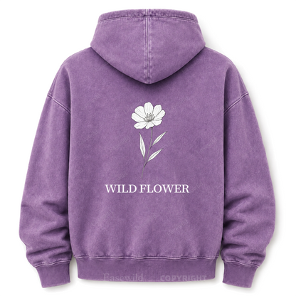 Wildflower Bouquet Washed Graphic Hoodie