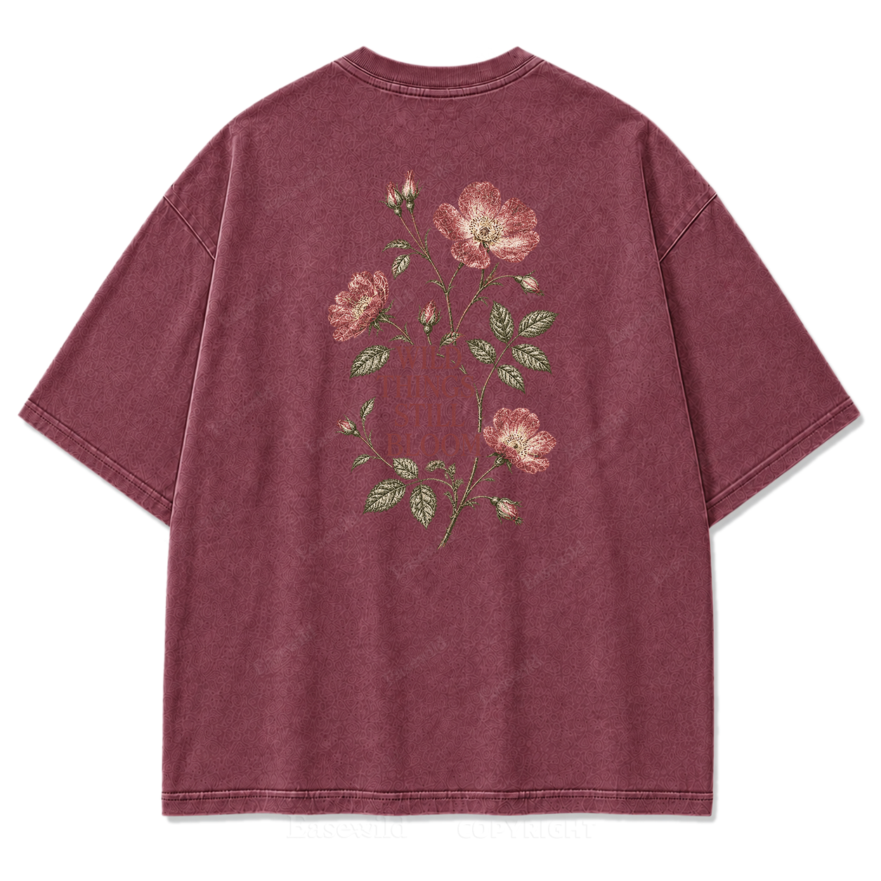 Wild Things Still Bloom Vintage Botanical Tee