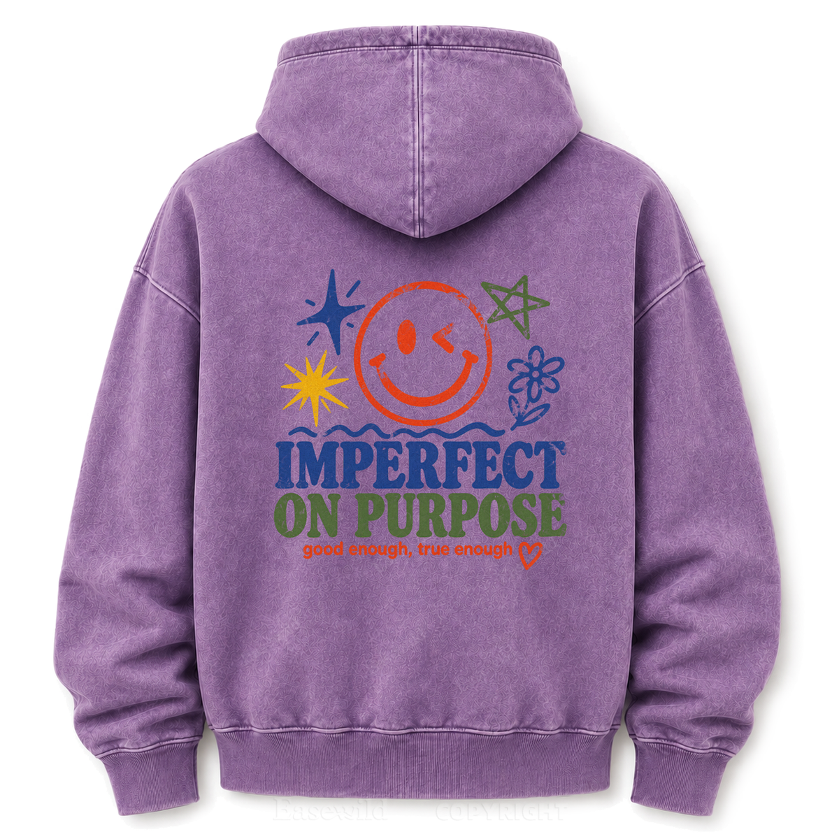 Imperfect On Purpose Washed Graphic Hoodie