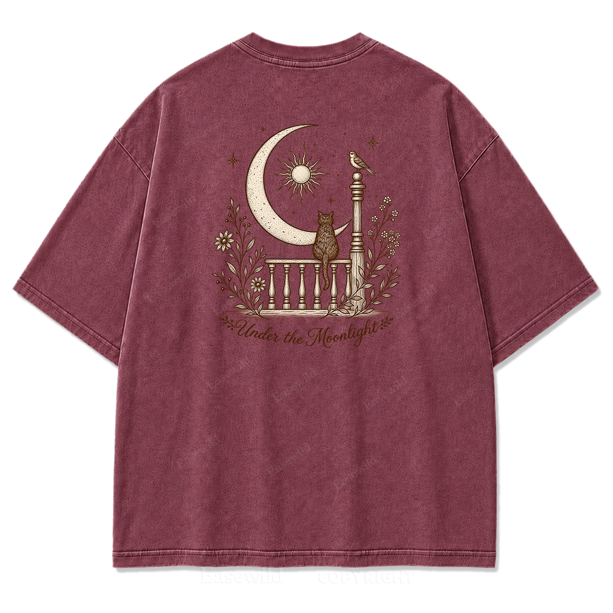 Lunar Reverie Vintage Graphic Print Tee