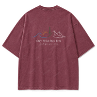 Washed Burgundy