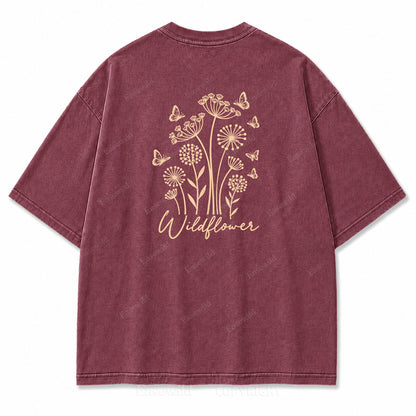 Wildflower Washed Print Tee