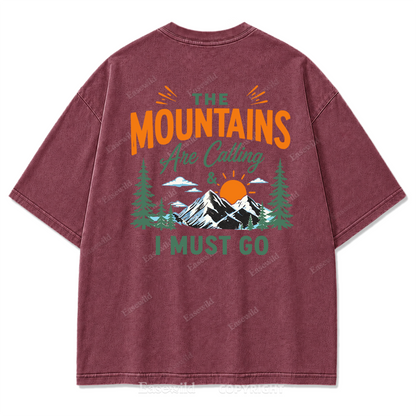Mountain Escape Adventure T-Shirt mit Waschung