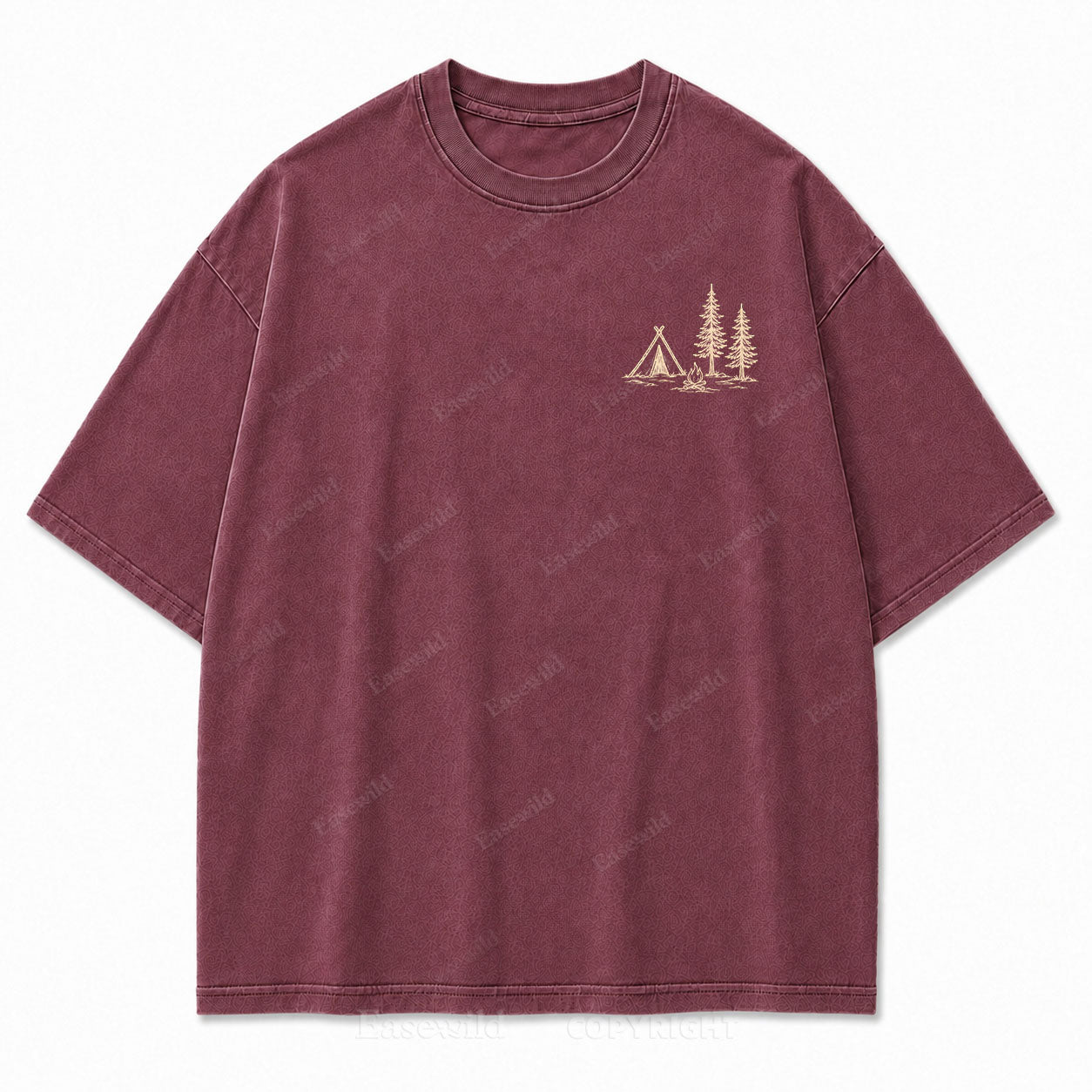Go Where You Feel Most Alive Outdoor Washed Print Tee
