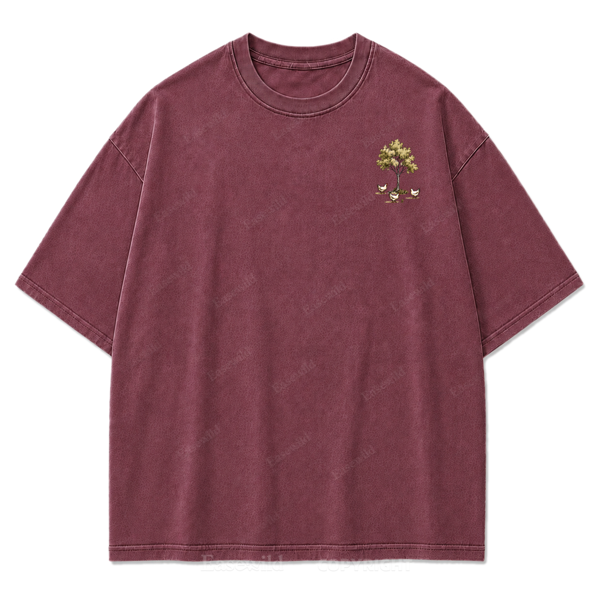 There Was No Way But God Made a Way Washed Print Tee