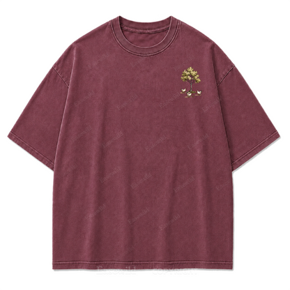 There Was No Way But God Made a Way Washed Print Tee