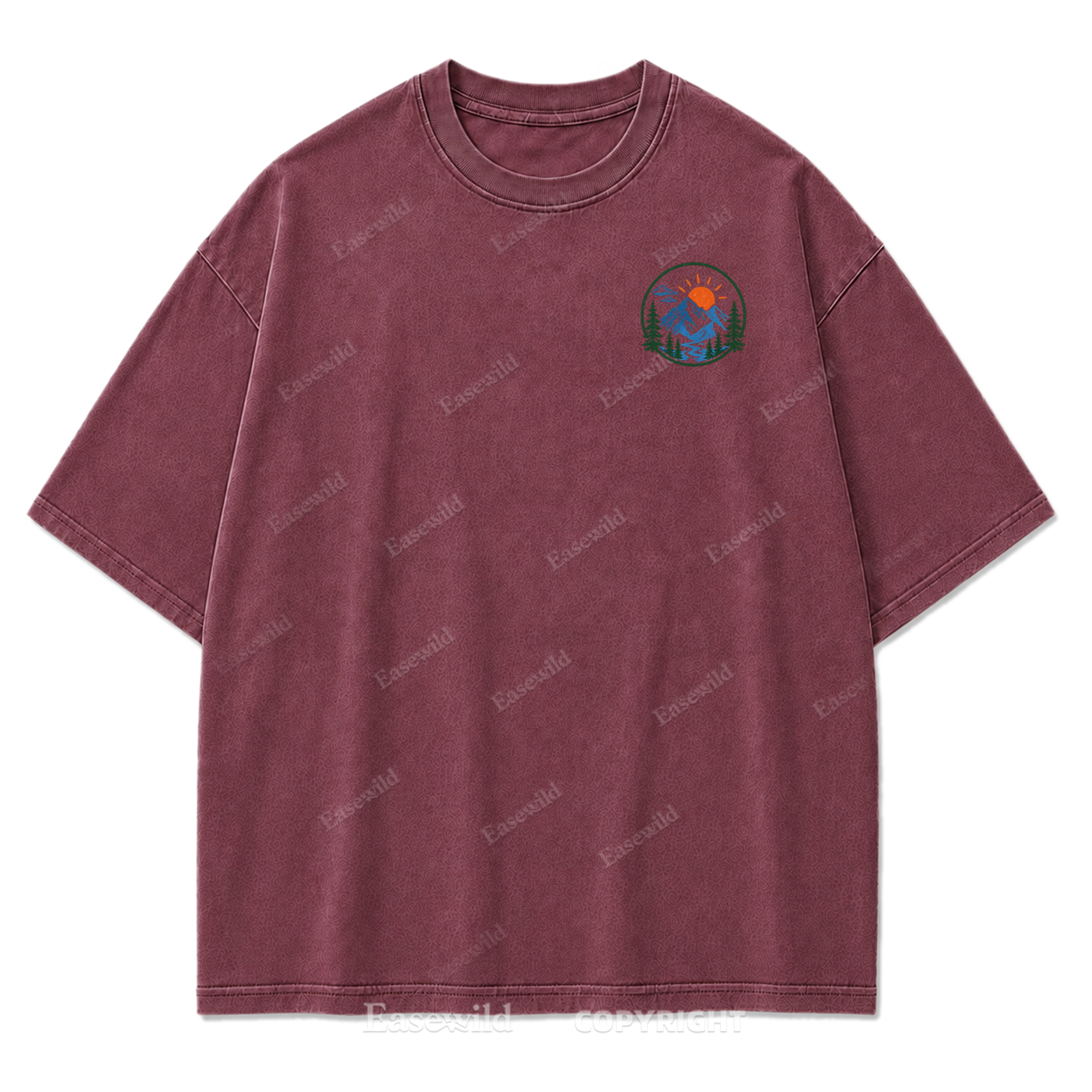 Mountain Escape Adventure T-Shirt mit Waschung