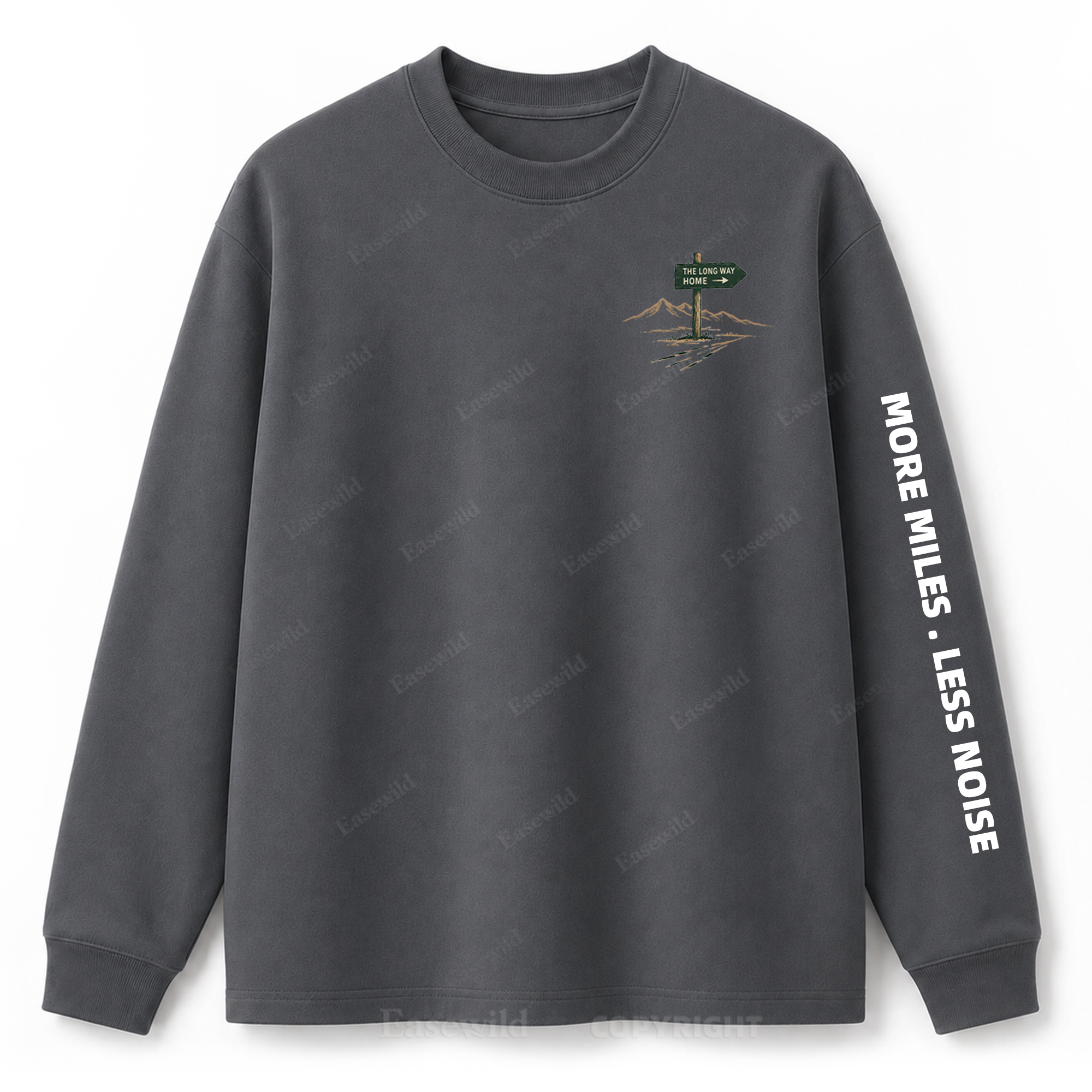 Take the Long Way Home Graphic Long Sleeve Tee