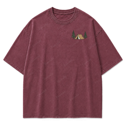 Better Roads Together Washed Print Tee