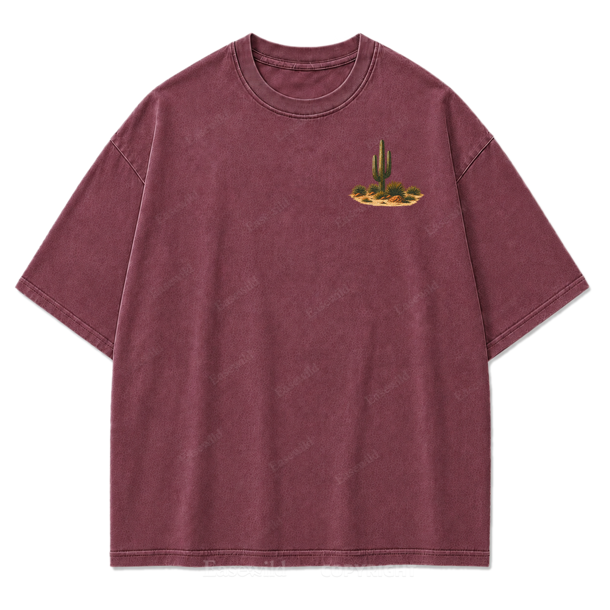 The Long Way Home Washed Print Tee