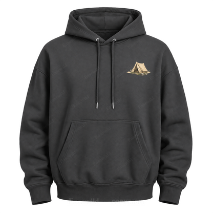 Camp Coffee Mornings Washed Graphic Hoodie