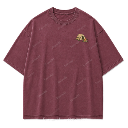 Horizon Escape See Verwaschener Print-Shirt