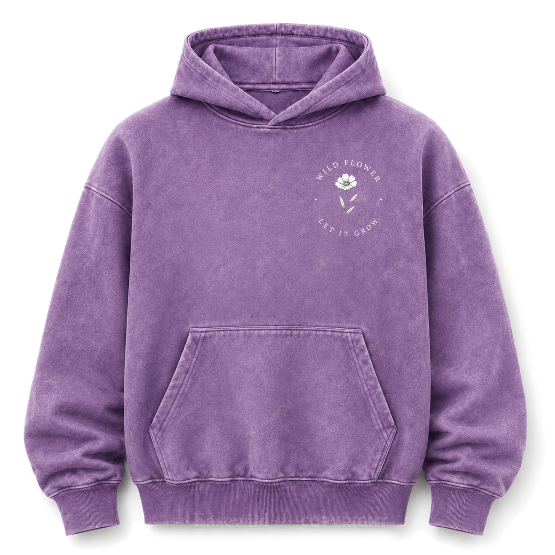Wildflower Bouquet Washed Graphic Hoodie