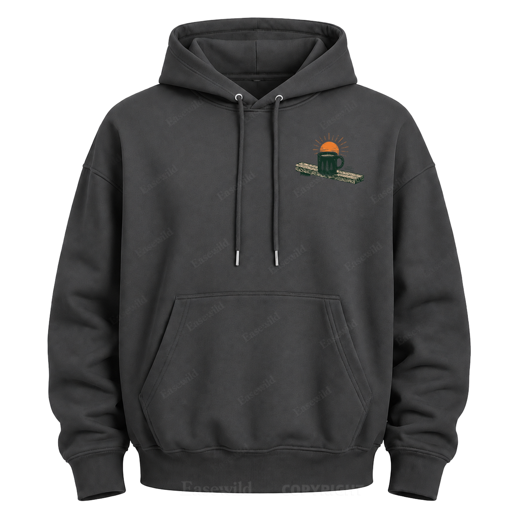Morgenstunden am See Grafik-Hoodie