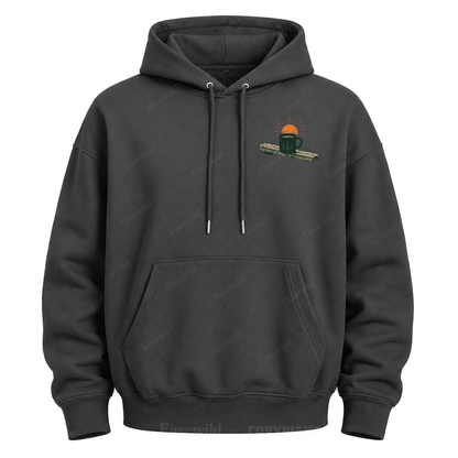 Morgenstunden am See Grafik-Hoodie
