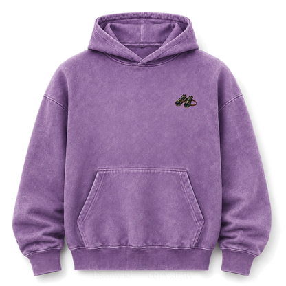 Peace Lives Here Lake Escape Washed Graphic Hoodie