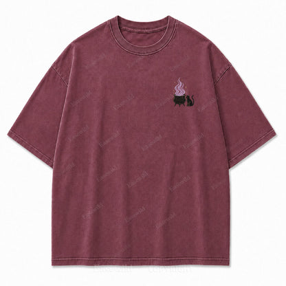 Girls Will Be Girls Halloween Washed Graphic Tee