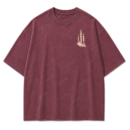 In the Stillness Mountain Washed Print Tee