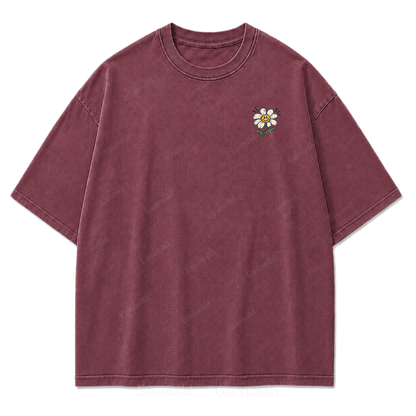 Not Perfect Still Me Authentic Self‑Love Washed Graphic Tee